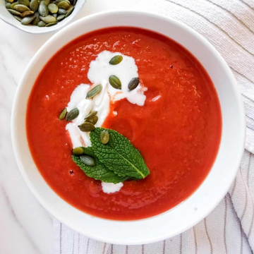 Roasted Red Beet Soup